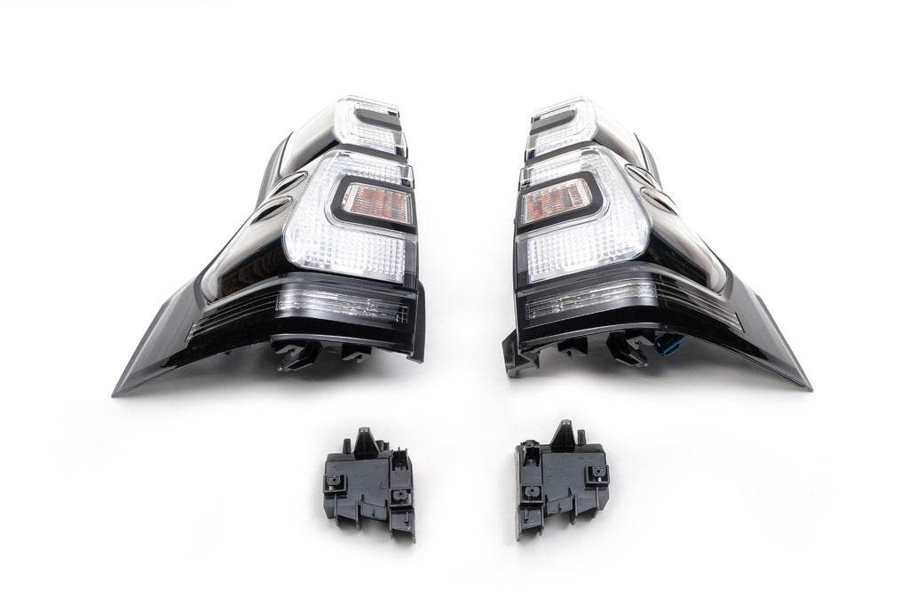 BlackEdition V1 taillights (2017-2023, 2 pcs) for Toyota Land Cruiser Prado 150 - Reelken Auto