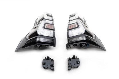BlackEdition V1 taillights (2017-2023, 2 pcs) for Toyota Land Cruiser Prado 150 - Reelken Auto
