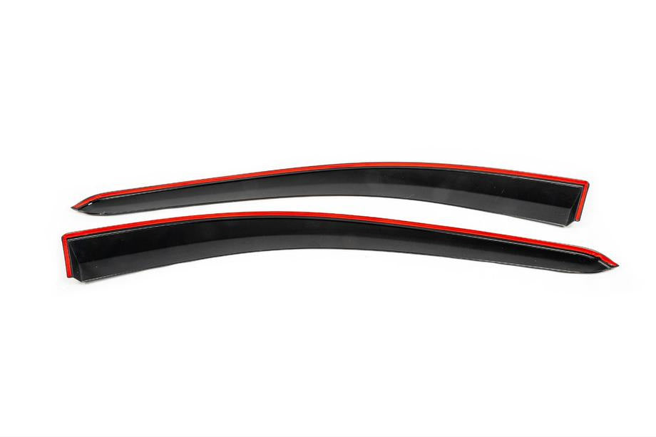 Window Deflectors with Chrome Trim (2 pcs, Niken) for Ford Connect 2021- - image 3