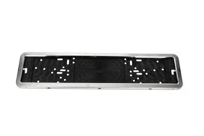Frame for number chrome (1 pc, stainless steel) - Reelken Auto