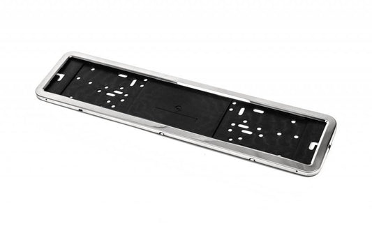 Frame for number chrome (1 pc, stainless steel) - Reelken Auto