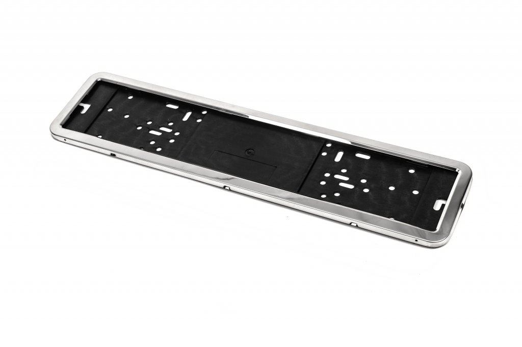 License Plate Frame Chrome (1 pc, Stainless Steel) - image 1