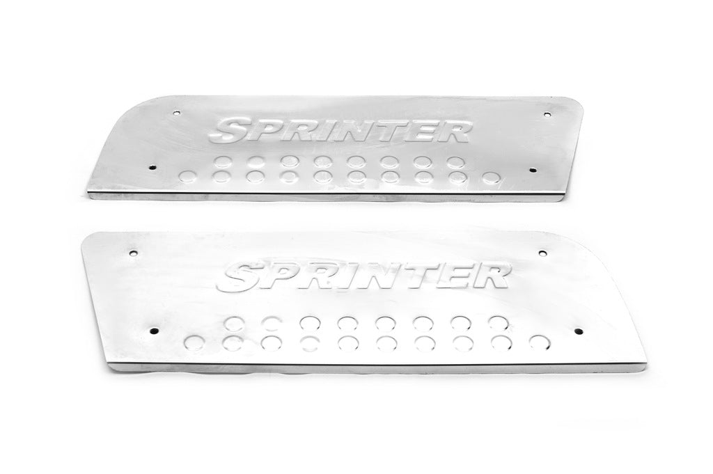Interior door sill plates OmsaLine (stainless steel) for Mercedes Sprinter W906 2006-2018 - image 3