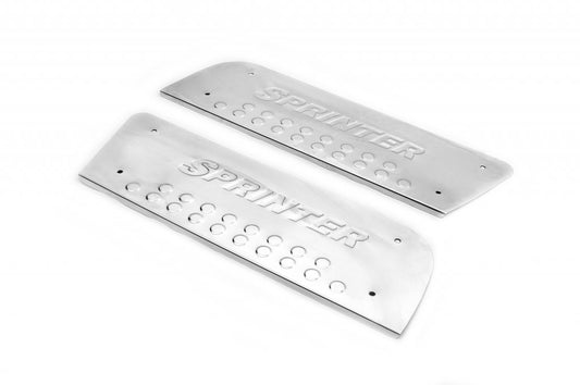 Interior door sill plates OmsaLine (stainless steel) for Mercedes Sprinter W906 2006-2018 - image 1
