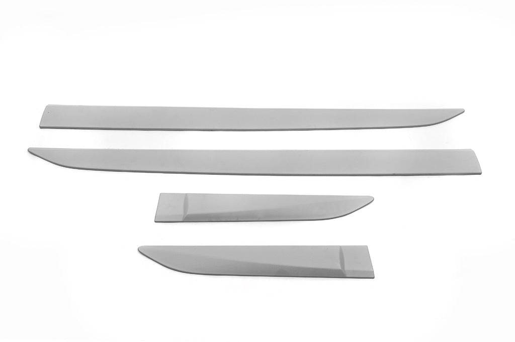 Door molding Libao V2 (4 pcs, stainless steel) for Nissan Qashqai 2014-2021 - Reelken Auto