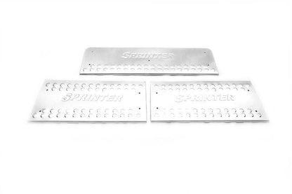 OmsaLine inner sills (3 pieces, stainless steel) for Mercedes Sprinter W901/902/903/904/905 1995-2006 - Reelken Auto