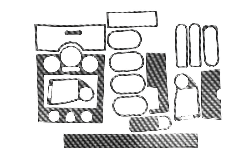 Dashboard Trim Kit 17 pcs (Meric, Turkey) for Renault Megane II 2004-2009 - image 5