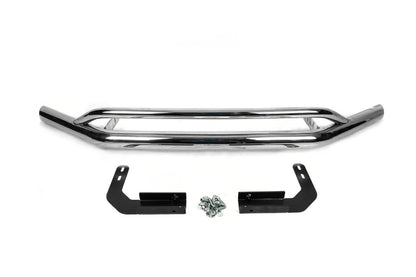 Front mustache double Vegas 2016-2021 (stainless steel) for Volkswagen Amarok 2010-2022 - image 1