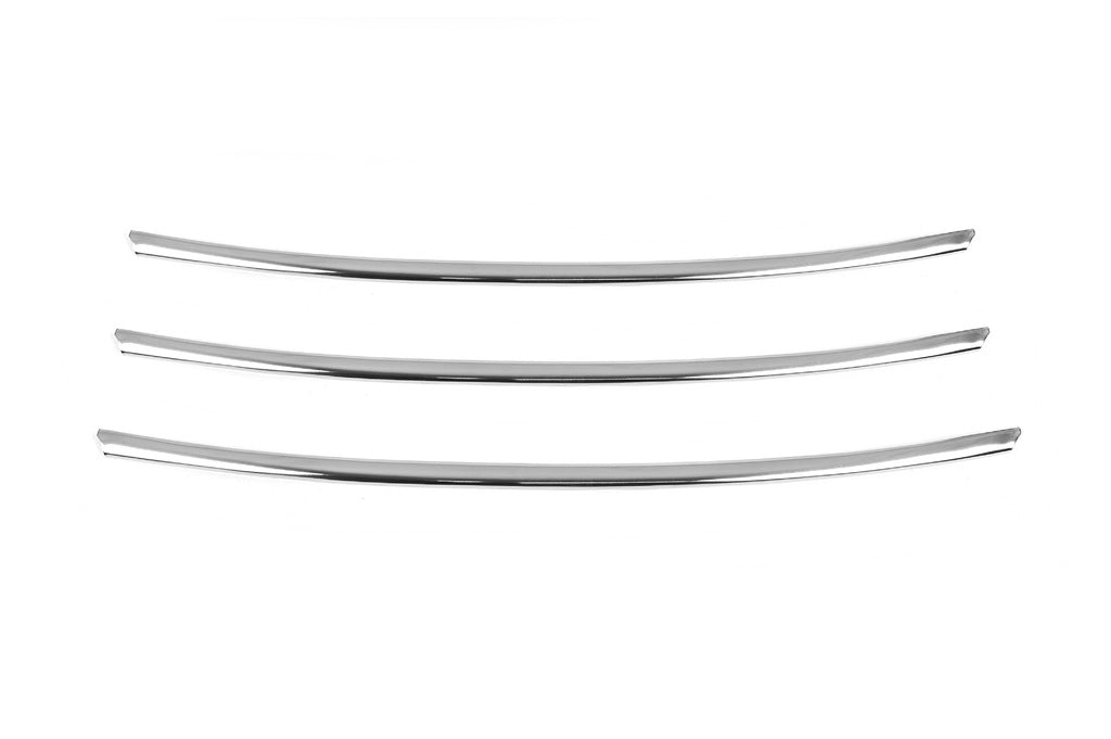 Bumper Grille Trim Covers (2009-2013, Stainless Steel) for Renault Fluence 2009-2016 - image 2