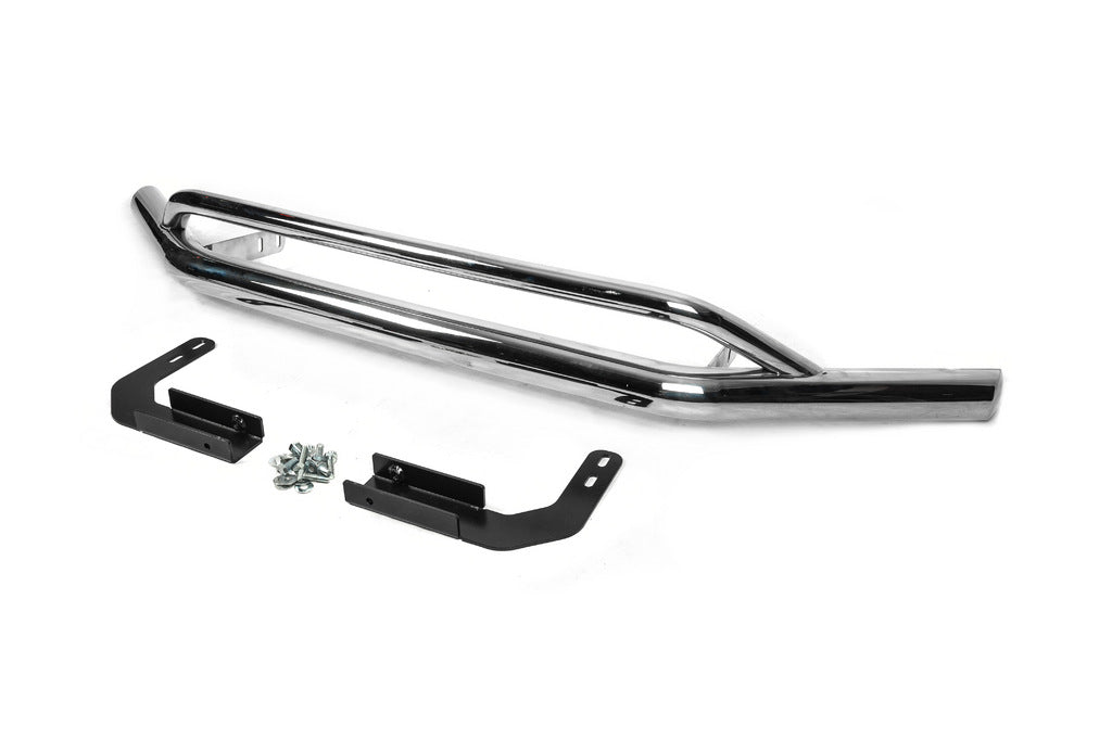 Front mustache double Vegas 2016-2021 (stainless steel) for Volkswagen Amarok 2010-2022 - image 2