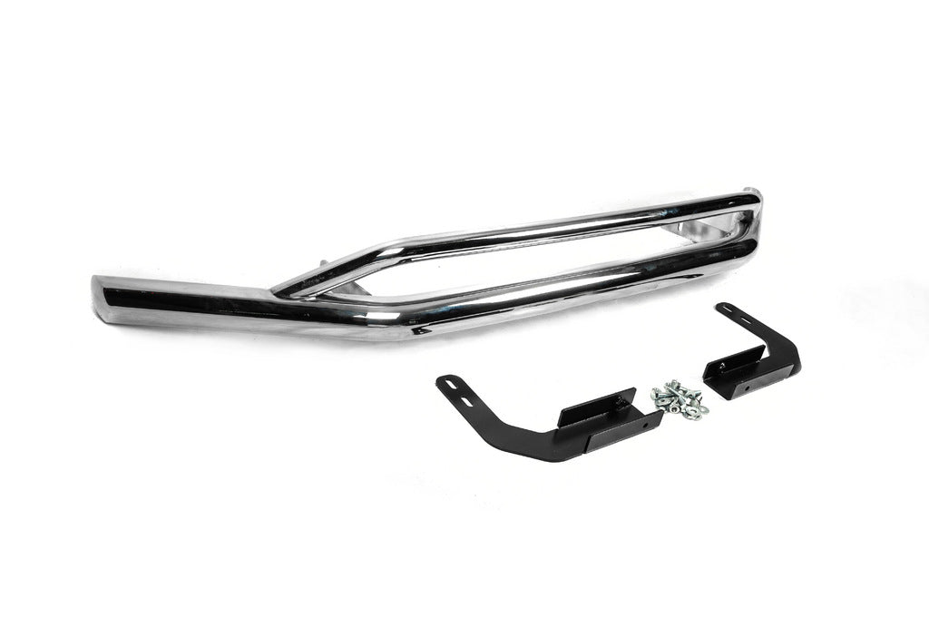 Front mustache double Vegas 2016-2021 (stainless steel) for Volkswagen Amarok 2010-2022 - image 3