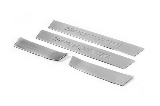 Sill OmsaLine (4 pieces, stainless steel.) for Kia Sportage 2010-2015 - Reelken Auto