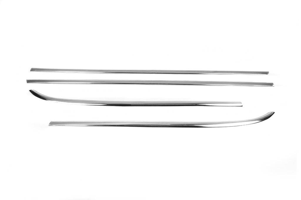 Smoked glass (4 pieces, stainless steel) for Peugeot 308 2007-2013 - Reelken Auto