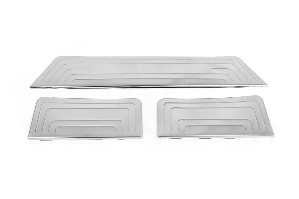 OmsaLine Stainless Steel Gloss Door Sill Protectors for Volkswagen T6 2015-2024 - image 2