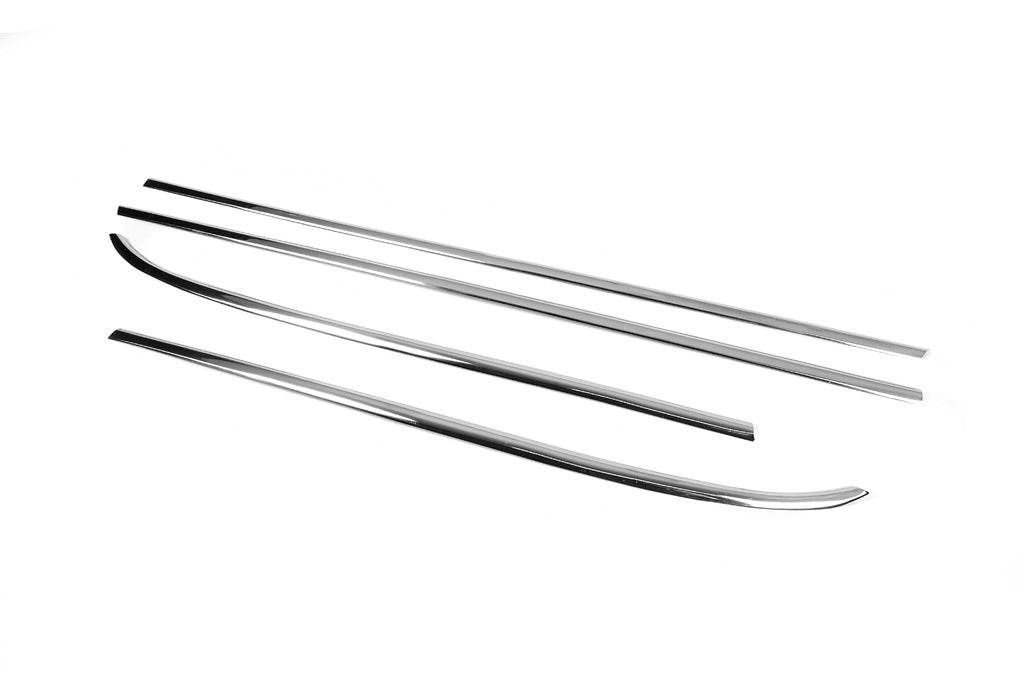 Smoked glass (4 pieces, stainless steel) for Peugeot 308 2007-2013 - Reelken Auto