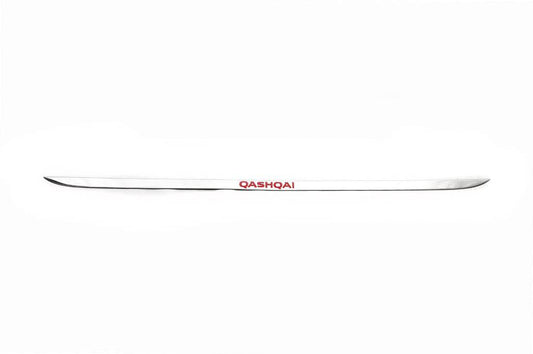 The edge of the trunk with the inscription (Libao, stainless steel) for Nissan Qashqai 2014-2021 - Reelken Auto