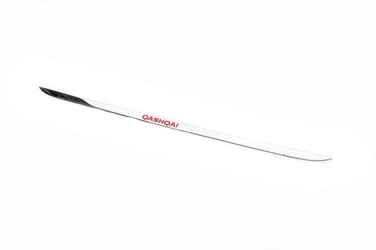 Trunk trim with lettering (Libao, stainless steel) for Nissan Qashqai 2014-2021 - image 2