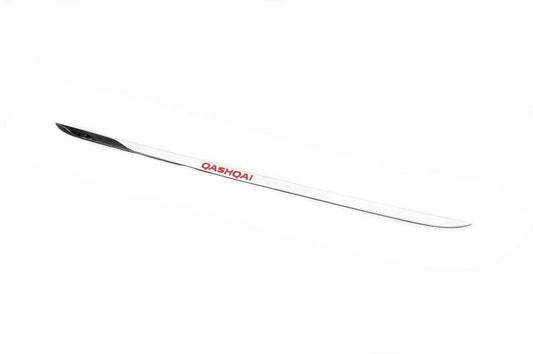 The edge of the trunk with the inscription (Libao, stainless steel) for Nissan Qashqai 2014-2021 - Reelken Auto