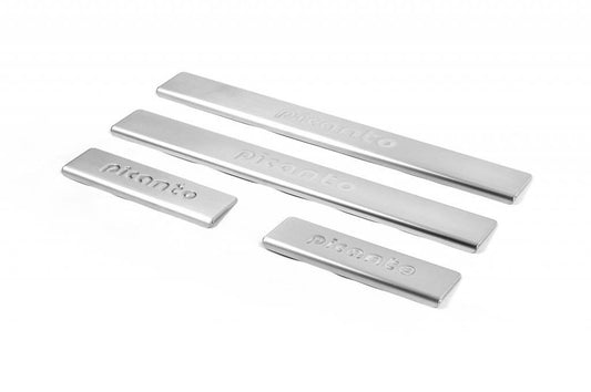 Sill OmsaLine (4 pieces, stainless steel.) for Kia Picanto 2004-2011 - Reelken Auto