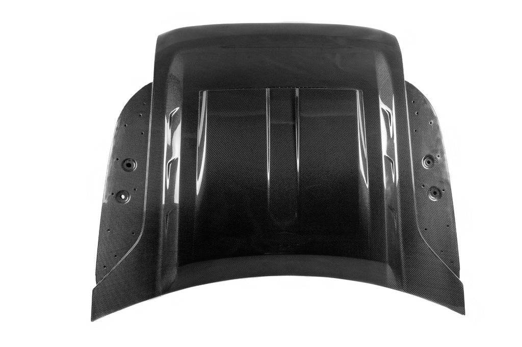 Carbon hood (natural carbon) for Land Rover Defender 2019↗︎ - Reelken Auto