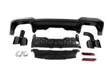 Rear diffuser with exhaust tips (for F97/M-Sport 2022-2024) for BMW X3 G01 2018- - image 1