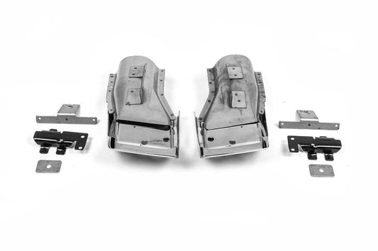 Autobiography nozzles (2 pcs., stainless steel) for Range Rover III L322 2002-2012 - Reelken Auto