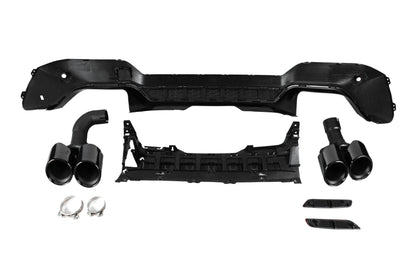 Rear diffuser with exhaust tips (for F97/M-Sport 2022-2024) for BMW X3 G01 2018- - image 4