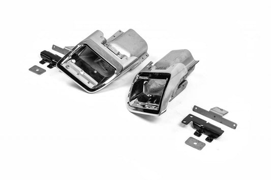 Autobiography nozzles (2 pcs., stainless steel) for Range Rover III L322 2002-2012 - Reelken Auto