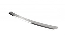 Rear bumper protector (SW, matte, stainless steel) for Mercedes C-class W204 2007-2015 - image 1