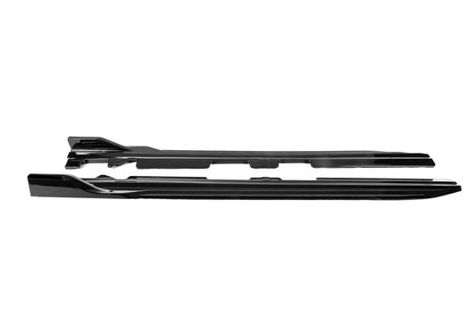 Side Skirt Blades (Black Gloss) for BMW X4 G02 2018- - image 2
