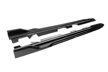 Side Skirt Blades (Black Gloss) for BMW X3 G01 2018- - image 5