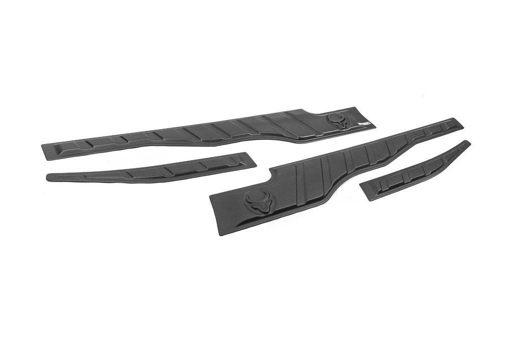 Upper door moldings 2015-2019 (4 pcs., ABS) for Mitsubishi L200 2015-2024 - Reelken Auto