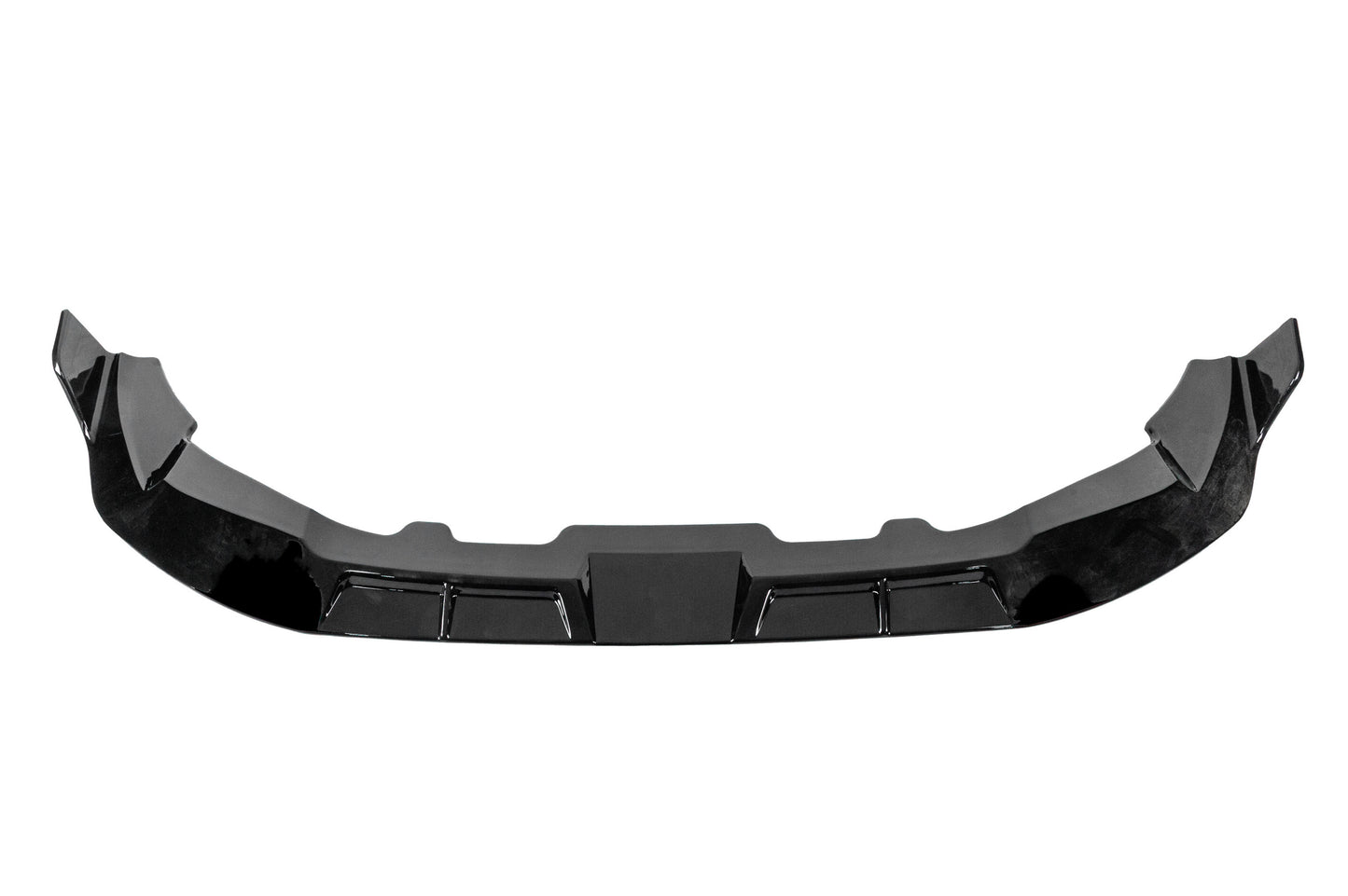Front lip spoiler (for F98 2022-2024, gloss black) for BMW X4 G02 2018- - image 2