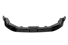 Front lip spoiler (for F98 2022-2024, gloss black) for BMW X4 G02 2018- - image 2