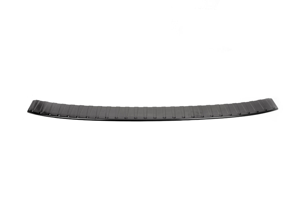Rear Bumper Protector Black Chrome (Stainless Steel) for Ford Custom 2013-2022 - image 2
