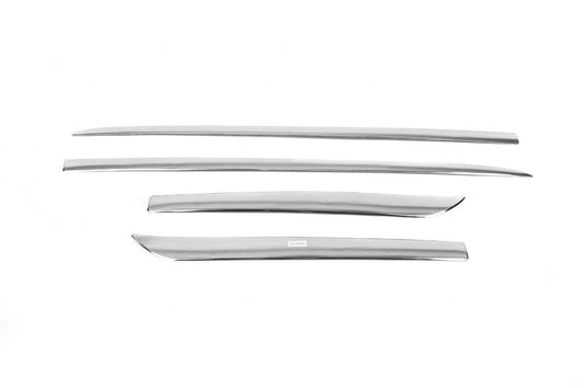 Door molding (4 pieces, stainless steel) for Dacia Sandero 2013-2020 - Reelken Auto