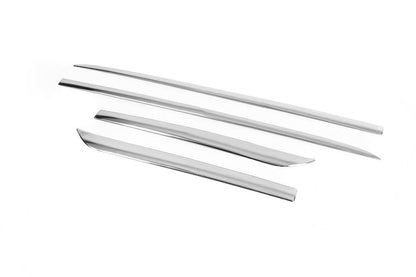 Door molding (4 pieces, stainless steel) for Dacia Sandero 2013-2020 - Reelken Auto