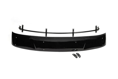 Windshield visor on V2 frame (black gloss, 5mm) for Volkswagen Crafter 2006-2016 - Reelken Auto