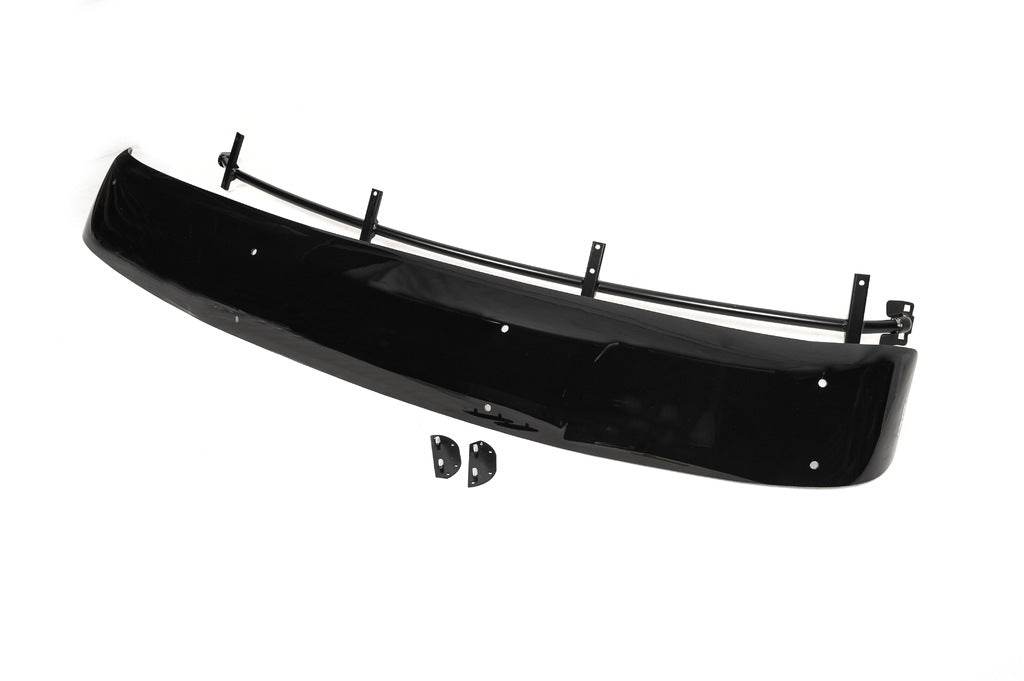 Windshield visor on V2 frame (black gloss, 5mm) for Volkswagen Crafter 2006-2016 - Reelken Auto