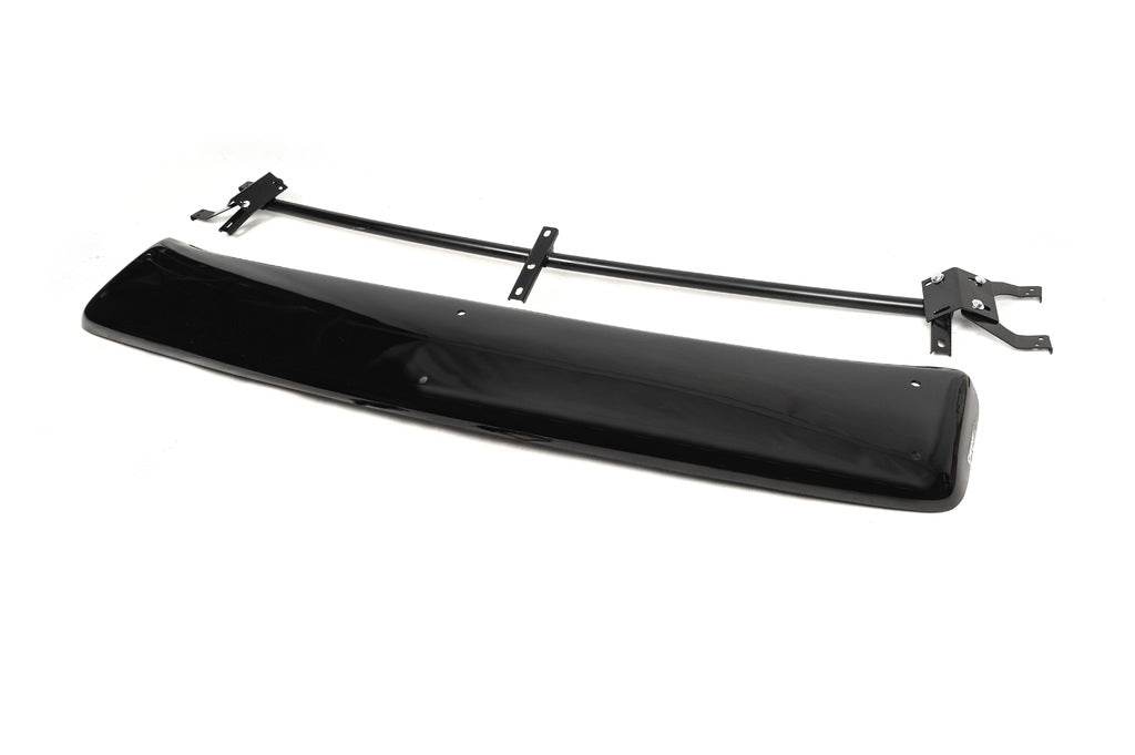 Windshield visor on V1 frame (black gloss, 5mm) for Isuzu D-Max 2011-2019 - Reelken Auto