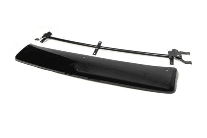 Windshield visor on V1 frame (black gloss, 5mm) for Isuzu D-Max 2011-2019 - Reelken Auto