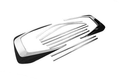 Complete edging of windows design LC300 (stainless steel) for Toyota Land Cruiser 200 - Reelken Auto