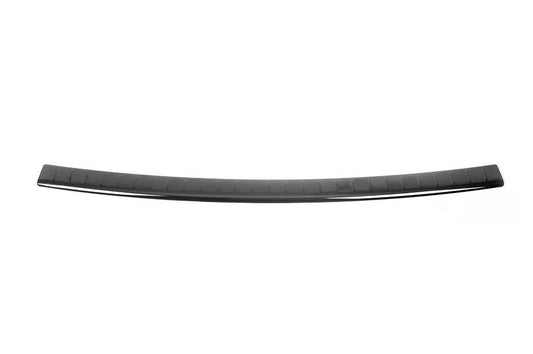 Rear bumper, Black Chrome (2014-2017, stainless steel) for Nissan Qashqai 2014-2021 - Reelken Auto