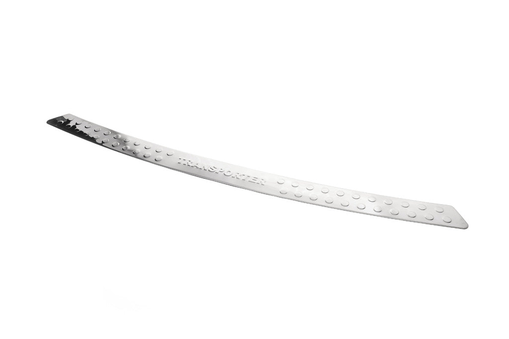 Rear bumper protector straight (Omsa, stainless steel) for Volkswagen T5 Transporter 2003-2010 - image 2