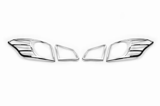 Chrome Tail Light Covers Libao (2 pcs, plastic) for Chery Tiggo 5 2013- - image 2