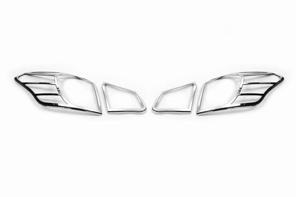 Chrome Tail Light Covers Libao (2 pcs, plastic) for Chery Tiggo 5 2013- - image 2