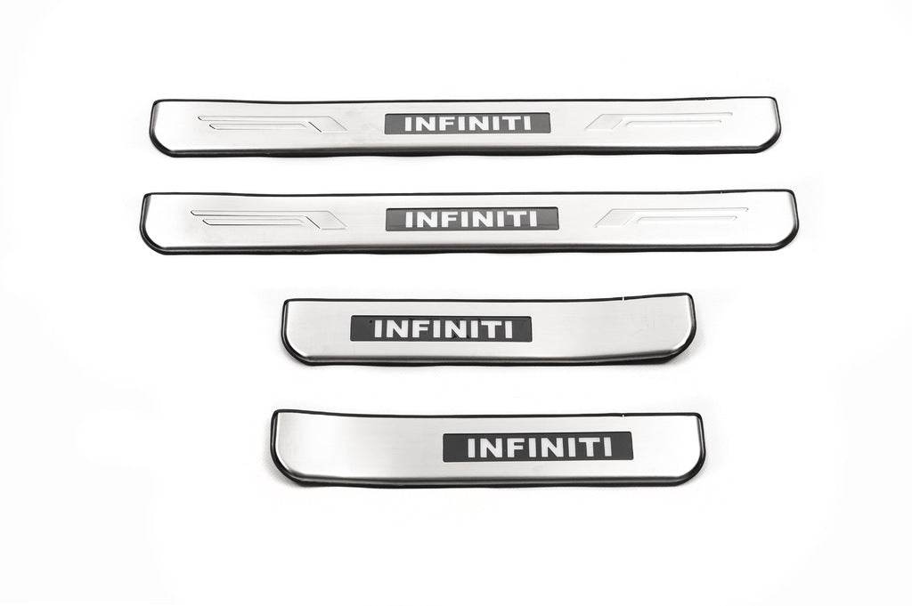 Libao door sills (plastic) for Infiniti QX70 2013-2019 - Reelken Auto