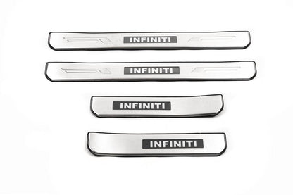 Libao door sills (plastic) for Infiniti QX70 2013-2019 - Reelken Auto