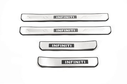 Libao door sills (plastic) for Infiniti QX70 2013-2019 - Reelken Auto