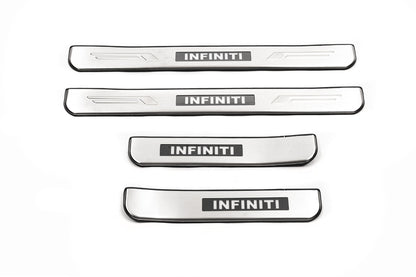 Door Sill Covers Libao (Plastic) for Infiniti QX70 2013-2019 - image 2